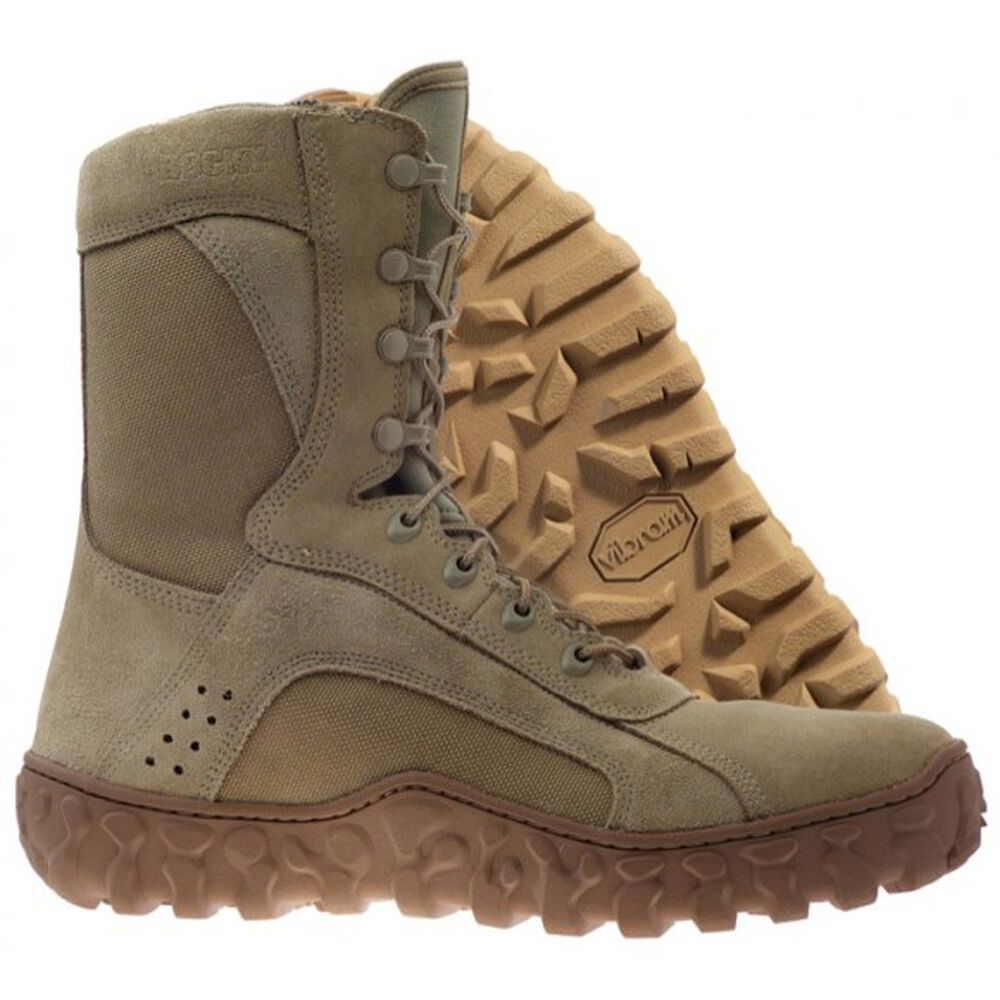 Vibram Sole Rocky S2V Mens Military Boots Brown Australia (GET930267)